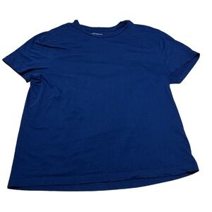 Club room lightweight t-shirt navy blue business casual relaxed comfortable